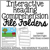 Leveled Interactive Reading Comprehension File Folders