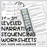 Leveled Narrative Sequencing: Cut, Paste & Illustrate Work