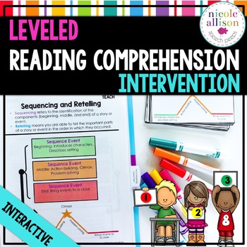 Preview of Leveled Intervention for Reading Comprehension {Printed Edition}