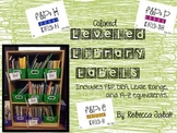 Leveled Library Labels