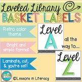 Leveled Library Labels {Retro Edition}