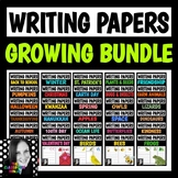 Leveled Lined Writing Papers MEGA GROWING BUNDLE 2450 Pages!