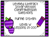 Leveled Literacy Intervention Purple Kit Level W