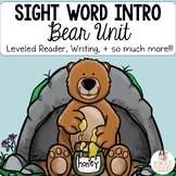 Bear Unit - Introduction to Sight Words, Craft, Leveled Re