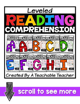 Leveled Reading Prehension Passages And Questions