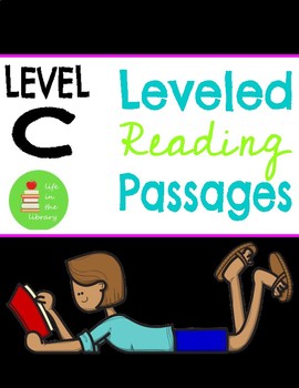 Preview of Leveled Reading Comprehension Passages ~ Guided Reading ~ Level C ~ Leveled Text