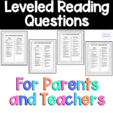 Reading Comprehension Questions (Fountas and Pinnell Corre