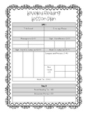 Leveled Reading Lesson Plan Template