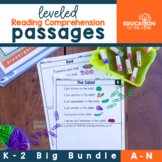 Leveled Reading Passages with Comprehension Questions | A-N