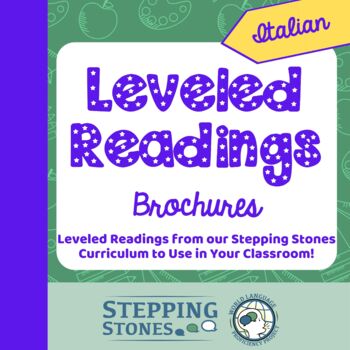 Preview of Leveled Readings --Brochures - Italian