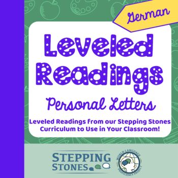 Preview of Leveled Readings -- Personal Letters - German