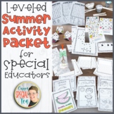 Leveled Summer Packet for Special Education