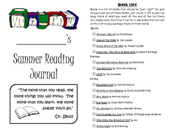 Leveled Summer Reading Journal Books At A F P Level P By Luka6160