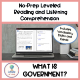 Leveled Texts for ESL Reading Comprehension: What is Gover