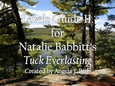 Levels Guide (II.) for Natalie Babbitt's Tuck Everlasting