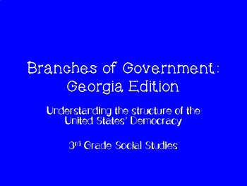 Preview of Levels and Branches of Government