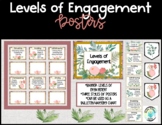 Levels of Engagement Posters-Floral Farmhouse Decor
