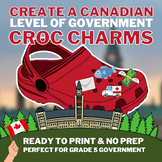Levels of Government Croc Charm - Canadian Government Grade 5