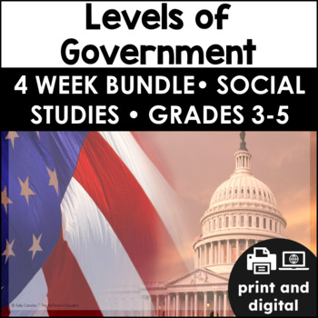 Preview of Levels of Government | Social Studies for Google Classroom™ BUNDLE