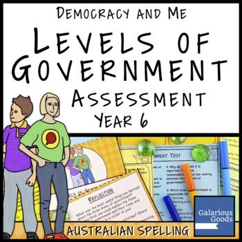 Preview of Levels of Government in Australia Assessment (Year 6 HASS)