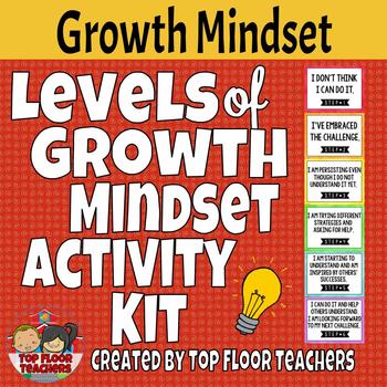 Preview of Levels of Growth Mindset Activity Kit