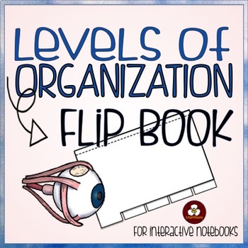 Preview of Levels of Organization Flip Book for Interactive Notebooks in Science