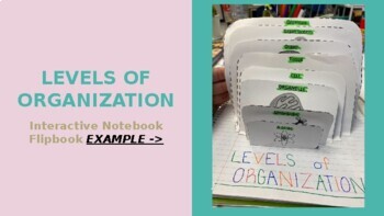 Preview of Biological Levels of Organization Flipbook - Interactive Notebook