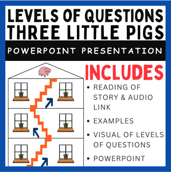 Preview of Levels of Questions using the Three Little Pigs: Critical Thinking Activity