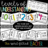 Levels of Understanding | Editable Posters
