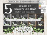 Levels of Understanding in a rustic design for Student Sel