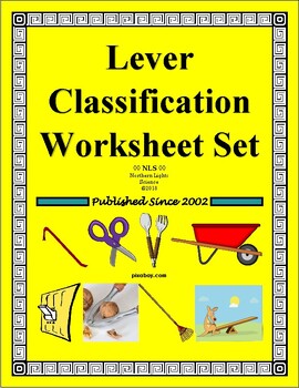 Preview of Lever Classification Worksheet Set