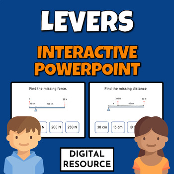 Preview of Levers Simple Machine Interactive PowerPoint Digital Resource