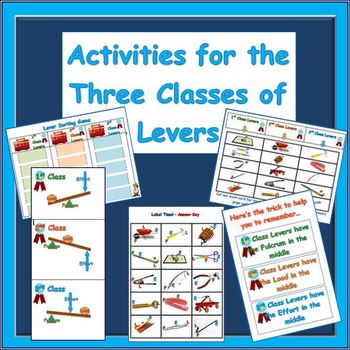 Preview of Simple Machines: Levers - Sorting Activities for the Three Classes of Levers