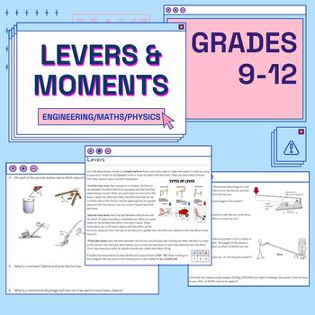 Preview of Levers Worksheet/Revision Questions