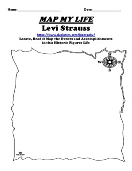 søster Interconnect Stewart ø Levi Strauss "Map My Life" Worksheet with Online Biography Link | TPT