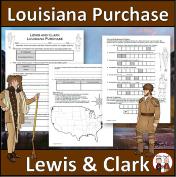 Louisiana Purchase Lewis and Clark by Wise Guys | TpT