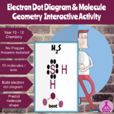 Lewis Dot Diagrams and Molecular Geometry Interactive Activity