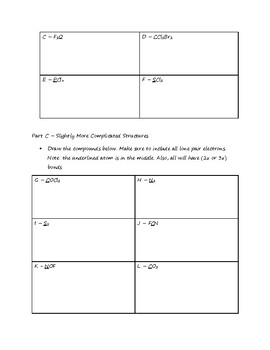 Lewis Dot Structures - Intro Worksheet by Dynesse Saling | TpT