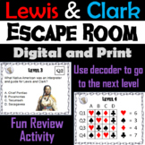 Lewis and Clark Activity Escape Room: Westward Expansion Unit