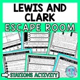 Lewis and Clark Escape Room Stations - Reading Comprehensi