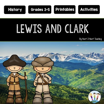 Preview of Lewis and Clark Expedition Activity Reading Passages Worksheets Map & Flip Book