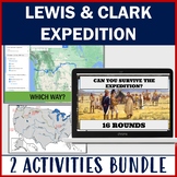 Lewis and Clark Expedition BUNDLE: Interactive Map and Sim