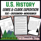Lewis and Clark Expedition Comprehension, Crossword Print and Go