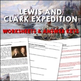 Lewis and Clark Expedition Early America Reading Worksheet