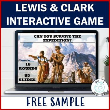 Preview of Lewis and Clark Expedition FREE: Interactive decision making Simulation/game