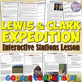 Lewis and Clark Expedition Stations Lesson: Map, Reading, 