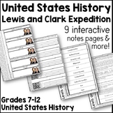 Lewis and Clark Interactive Notes Pages