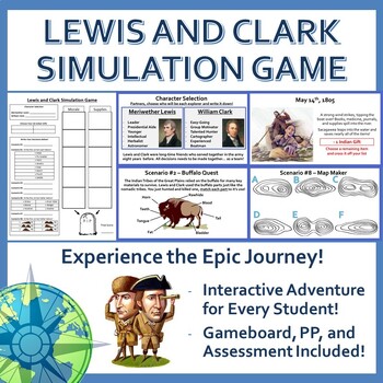 Preview of Lewis and Clark Simulation Game