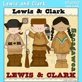 Lewis and Clark US History Color Clip Art  C. Seslar