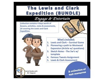 Preview of Lewis and Clark Unit (Bundle)